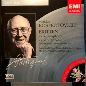 ROSTROPOVITCH - BRITTEN - CELLO SYMPHONY - CELLO SUITE NO. 2