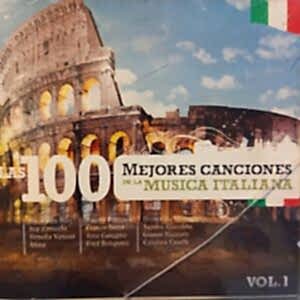 ÇEŞİTLİ SANATÇILAR - LAS 100 MEJORES CANCIONES DE LA MUSICA ITALIANA