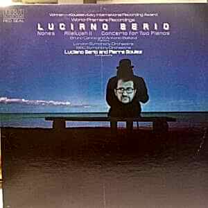 LUCIANO BERIO - PIERRE BOULEZ - NONES - ALLELUJAH II - CONCERTO FOR TWO PIANOS