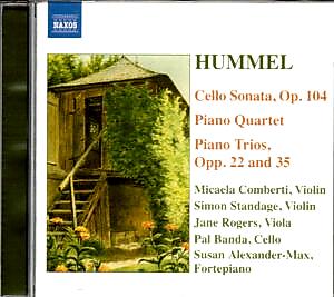 HUMMEL - CELLO SONATA - PIANO QUARTET…